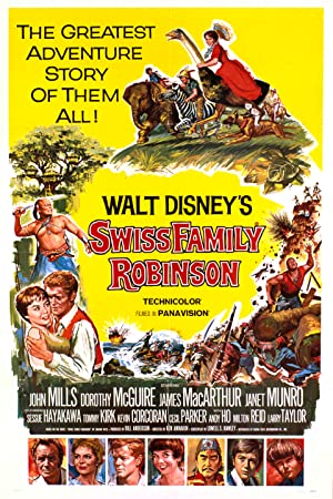 Omslagsbild till Swiss Family Robinson