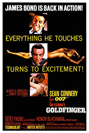 Omslagsbild till Goldfinger