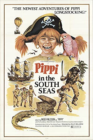 Omslagsbild till Pippi in the South Seas