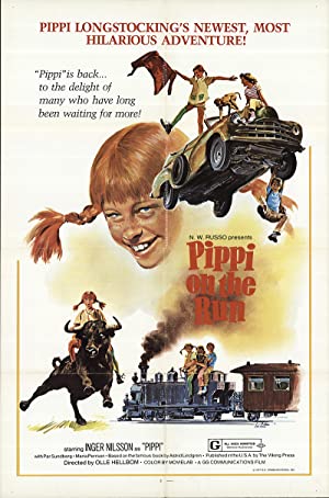 Omslagsbild till Pippi on the Run
