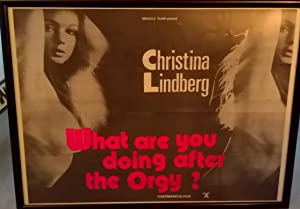 Omslagsbild till What Are You Doing After the Orgy?