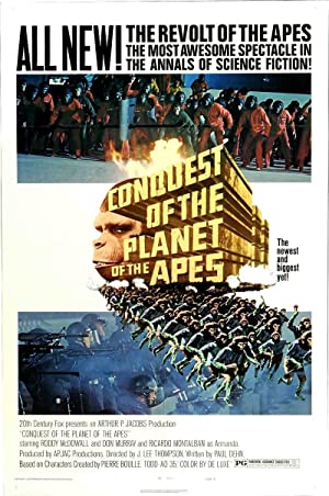 Omslagsbild till Conquest of the Planet of the Apes
