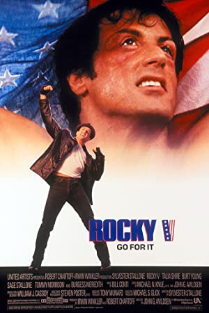 Omslagsbild till Rocky V