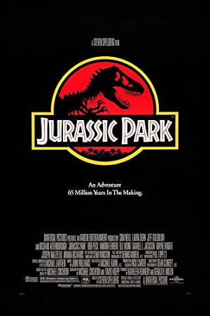 Omslagsbild till Jurassic Park