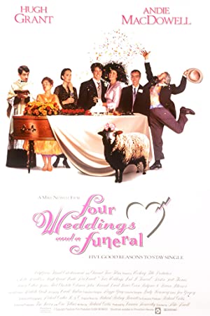 Omslagsbild till Four Weddings and a Funeral