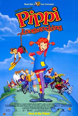 Omslagsbild till Pippi Longstocking