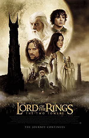 Omslagsbild till The Lord of the Rings: The Two Towers