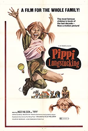 Omslagsbild till Pippi Longstocking