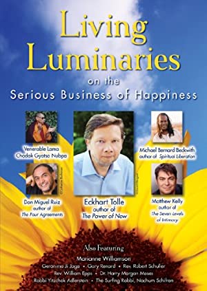Omslagsbild till Living Luminaries: On the Serious Business of Happiness