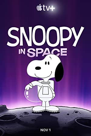 Omslagsbild till Snoopy in Space