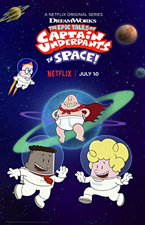 Omslagsbild till The Epic Tales of Captain Underpants in Space