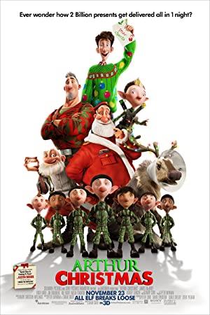 Omslagsbild till Arthur Christmas