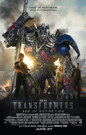 Omslagsbild till Transformers: Age of Extinction