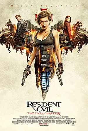 Omslagsbild till Resident Evil: The Final Chapter