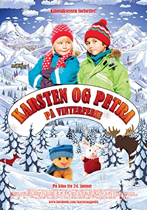 Omslagsbild till Karsten og Petra på vinterferie