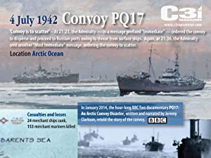 Omslagsbild till PQ17: An Arctic Convoy Disaster