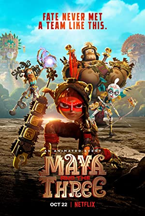 Omslagsbild till Maya and the Three